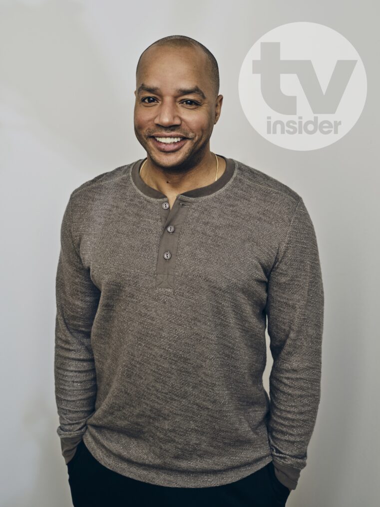 'Extended Family' star Donald Faison for TV Insider at TCA