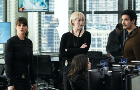 Missy Peregrym as Special Agent Maggie Bell, Charlotte Sullivan as Jessica Blake and Elyes Gabel as Hassan Bilal — 'FBI' Season 6 Episode 4