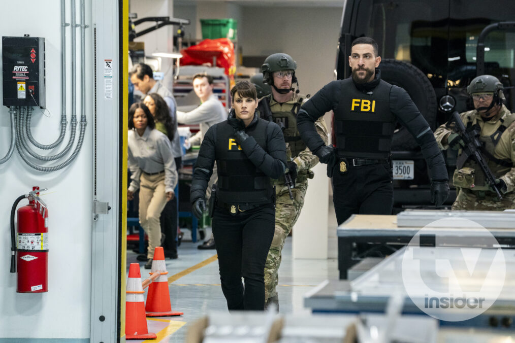 Missy Peregrym as Special Agent Maggie Bell and Zeeko Zaki as Special Agent Omar Adom ‘OA’ Zidan — 'FBI' Season 6 Episode 6