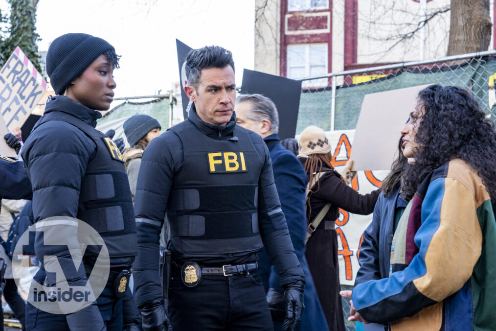 Katherine Renee Kane as Special Agent Tiffany Wallace and John Boyd as Special Agent Stuart Scola — 'FBI' Season 6 Episode 6