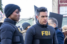 Katherine Renee Kane as Special Agent Tiffany Wallace and John Boyd as Special Agent Stuart Scola — 'FBI' Season 6 Episode 6