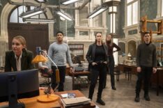 Christina Wolfe as Special Agent Amanda Tate, Carter Redwood as Special Agent Andre Raines, Vinessa Vidotto as Special Agent Cameron Vo, Eva-Jane Willis as Europol Agent Megan 'Smitty' Garretson, and Greg Hovanessian as Damien Powell — 'FBI: International' Season 3 Episode 4