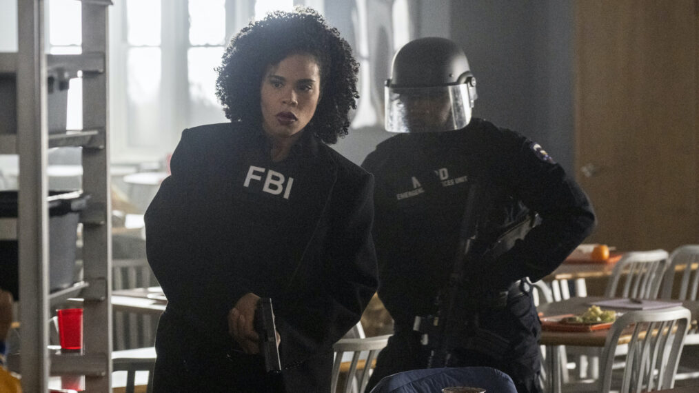 Roxy Sternberg as Special Agent Sheryll Barnes in 'FBI: Most Wanted' Season 5 Episode 6