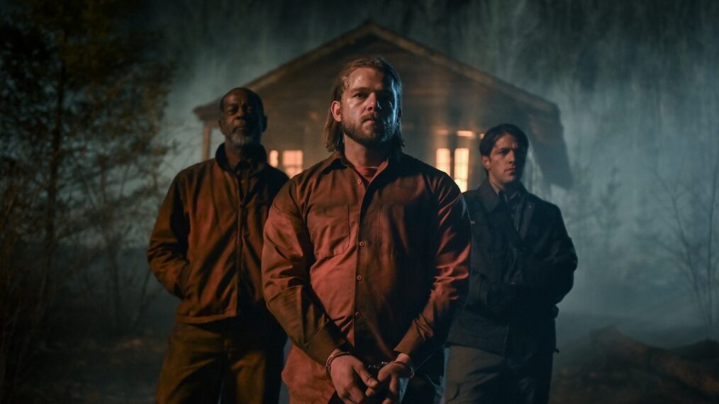 Alex Désert as Rudy, Max Thieriot as Bode Leone, and Alberto Frezza as Andy Kubiak — 'Fire Country' Season 2 Episode 6