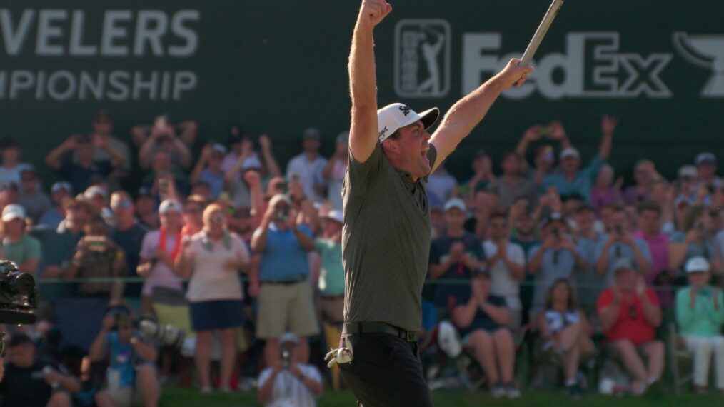 El golfista Keegan Bradley en la segunda temporada de 'Full Swing'