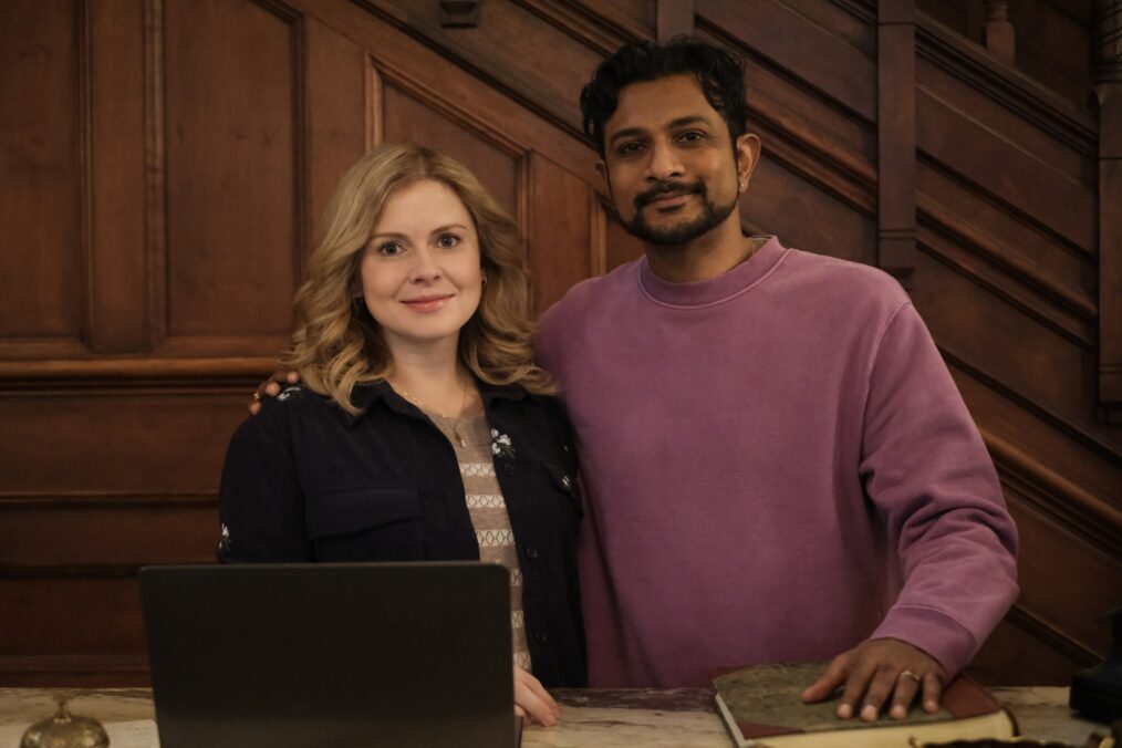 Rose McIver and Utkarsh Ambudkar for 'Ghosts' Season 3 - 'Hello, Brother'