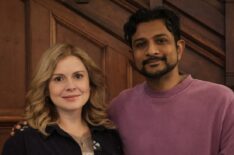 Rose McIver and Utkarsh Ambdukar in 'Ghosts' Season 3