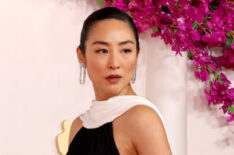 Greta Lee attends the 96th Annual Academy Awards