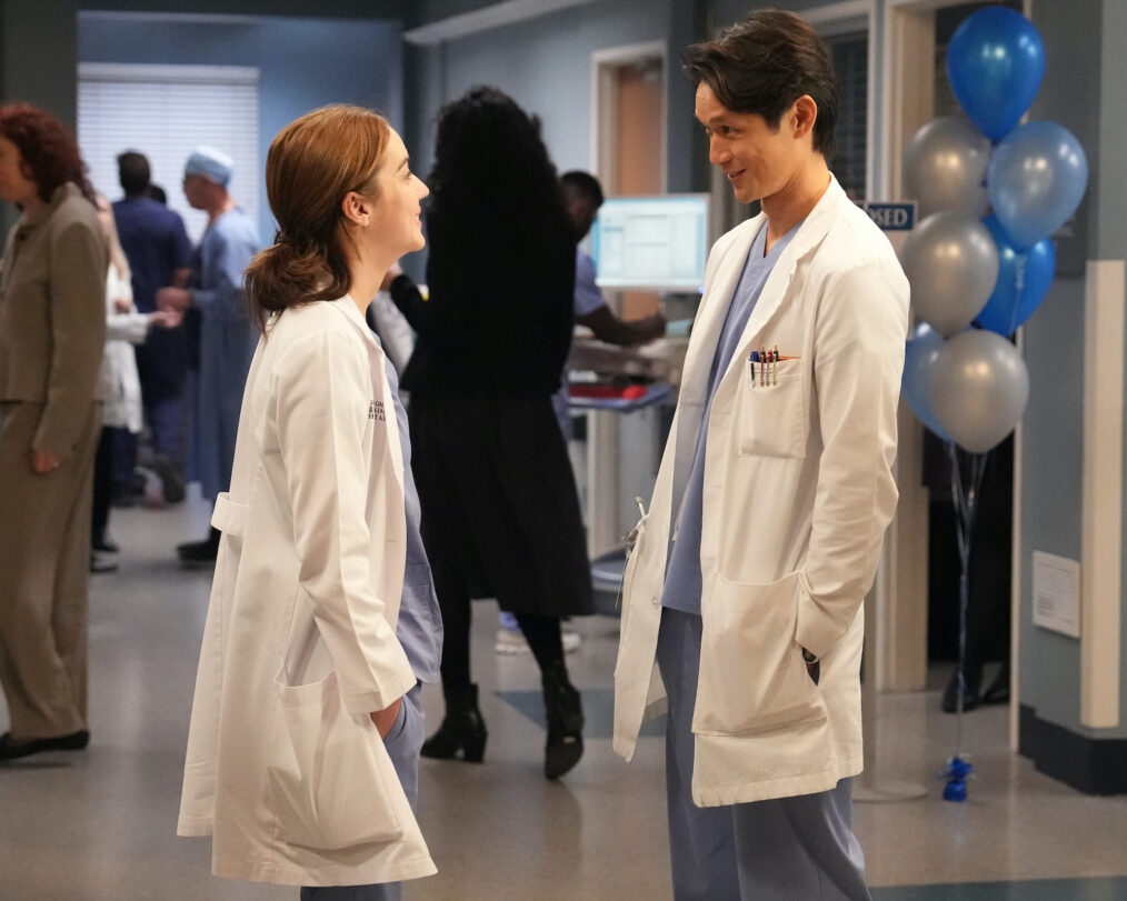 Adelaide Kane and Harry Shum Jr. on 'Grey's Anatomy'