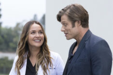 Camilla Luddington and Chris Carmack on 'Grey's Anatomy'