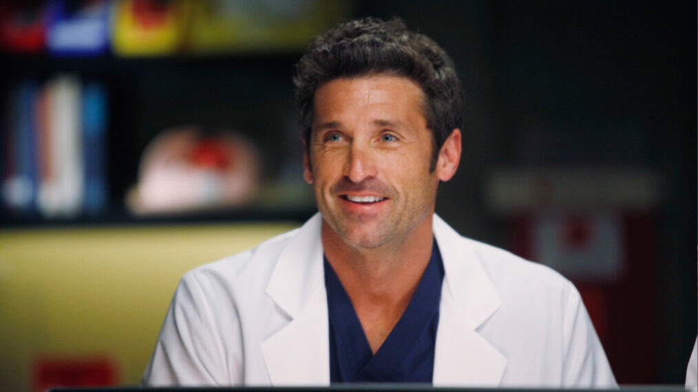 Patrick Dempsey as Derek Shepherd on 'Grey's Anatomy'