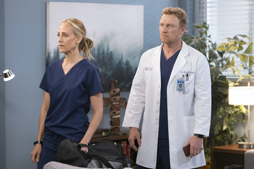 Kim Raver and Kevin McKidd on 'Grey's Anatomy'