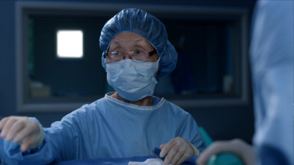 Bokhee An as Nurse Bokhee on 'Grey's Anatomy'