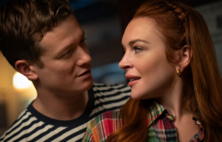 Ed Speleers and Lindsay Lohan in 'Irish Wish.'