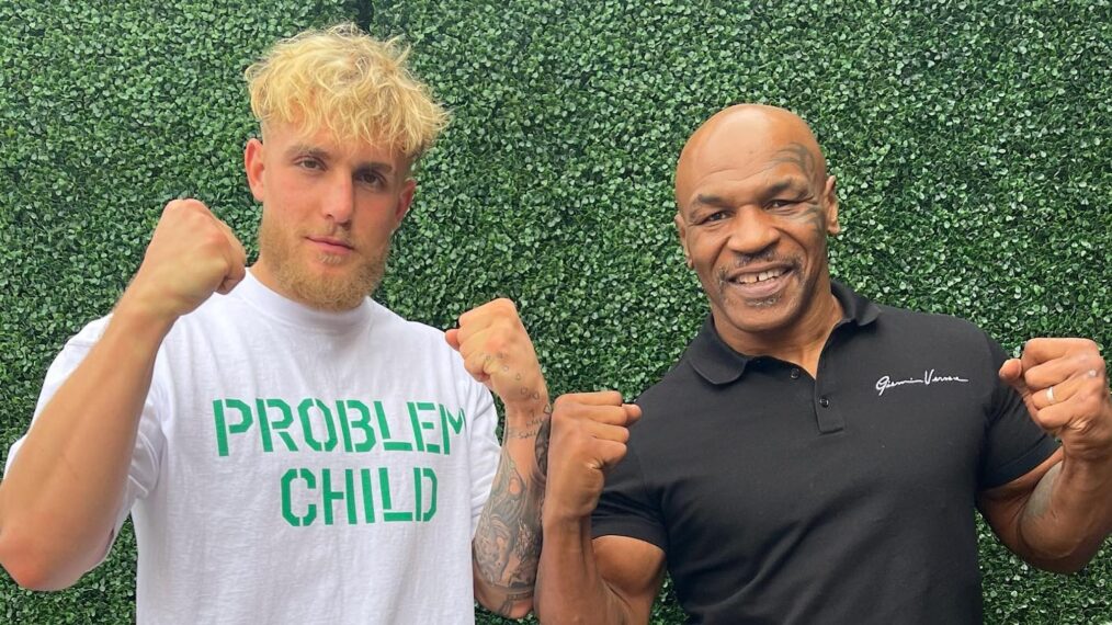 Jake Paul and Mike Tyson