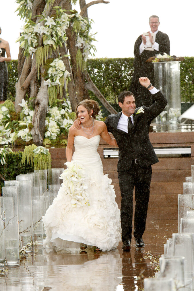 Molly Malaney Mesnick and and Jason Mesnick during their TV wedding