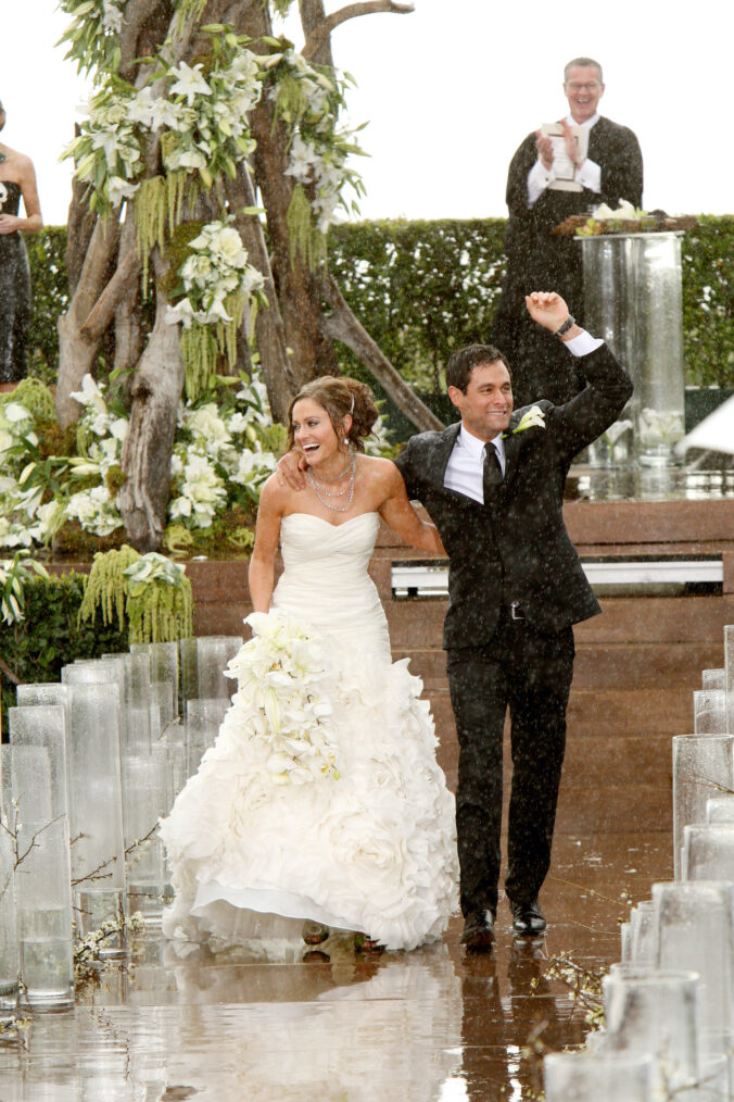Molly Malaney Mesnick and Jason Mesnick during their TV wedding