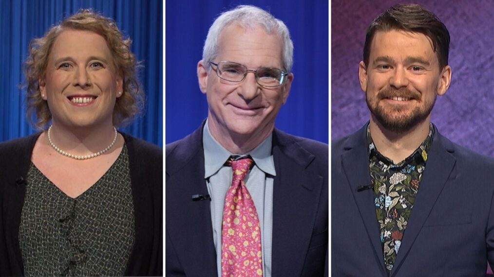 Amy Schneider, Sam Buttrey, and Sam Kavanaugh for 'Jeopardy!'