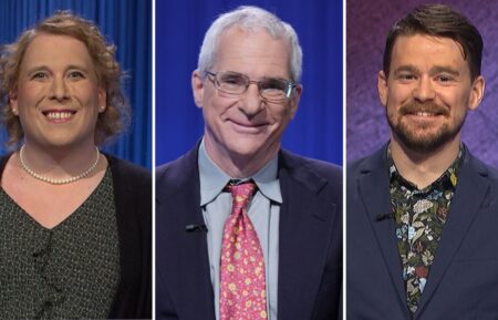 Amy Schneider, Sam Buttrey, and Sam Kavanaugh for 'Jeopardy!'