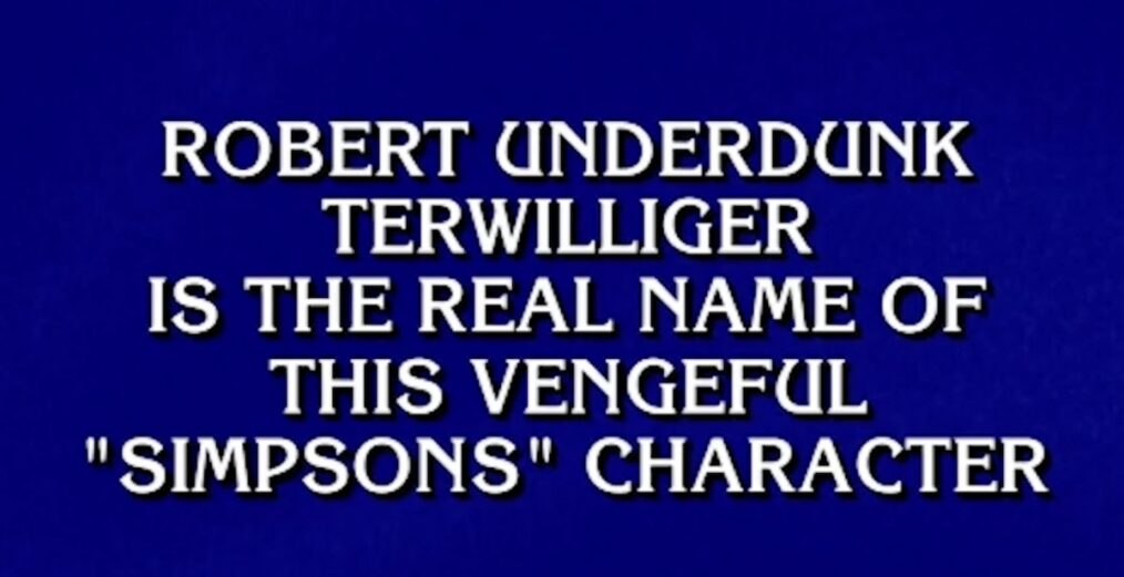 Jeopardy clue