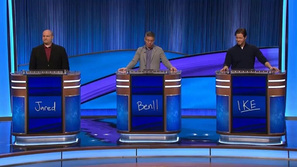 Jared Watson, Ben Chan, and Ike Barinholtz for 'Jeopardy!' Tournament of Champions