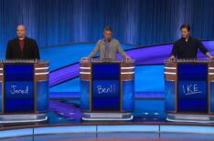 Jared Watson, Ben Chan, and Ike Barinholtz for 'Jeopardy!' Tournament of Champions