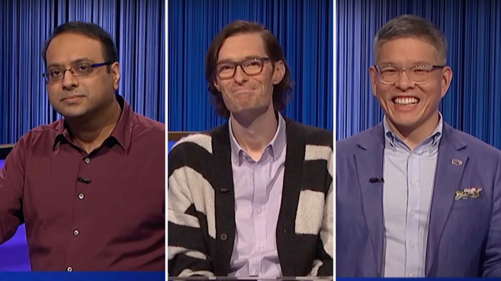 Yogesh Raut, Troy Meyer, and Ben Chan for 'Jeopardy!'