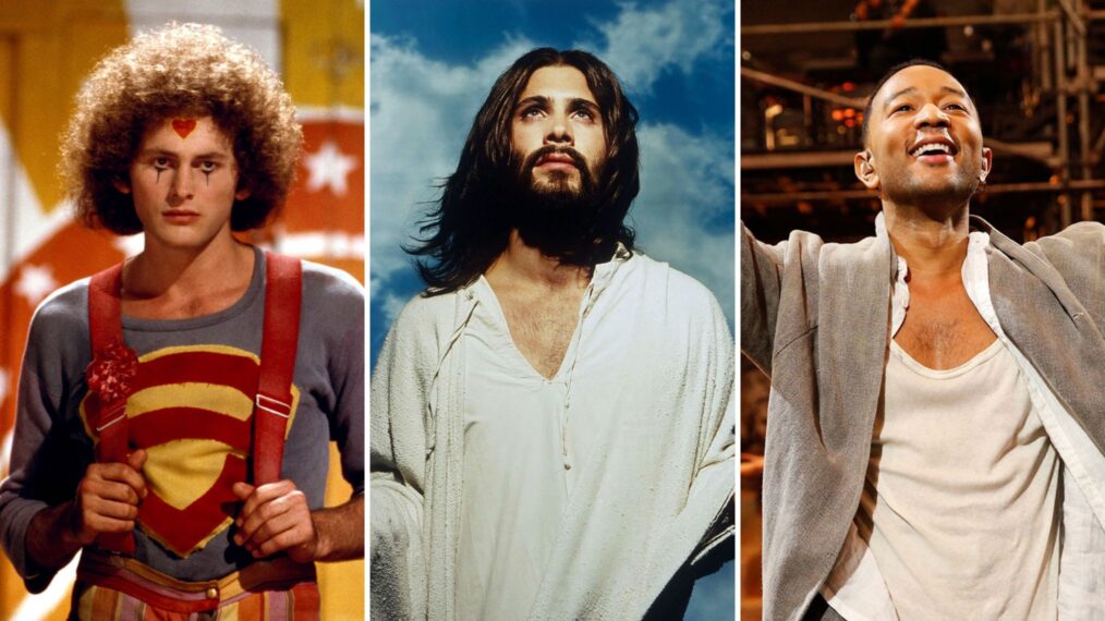 Victor Garber in 'Godspell,' Jeremy Sisto in 'Jesus,' and John Legend in 'Jesus Christ Superstar Live in Concert'