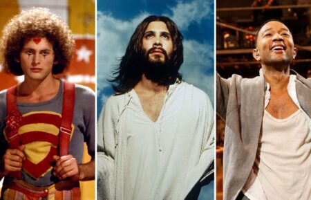 Victor Garber in 'Godspell,' Jeremy Sisto in 'Jesus,' and John Legend in 'Jesus Christ Superstar Live in Concert'