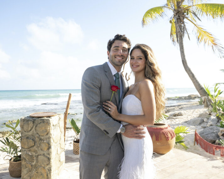 Joey Graziadei and Kelsey Anderson in 'The Bachelor' finale