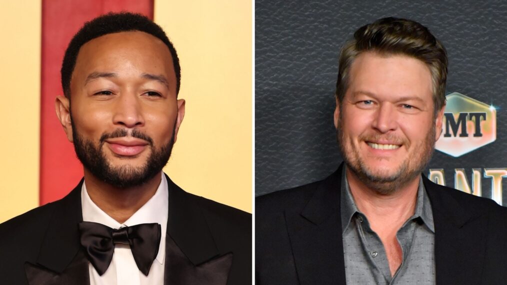 John Legend and Blake Shelton