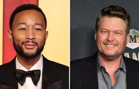 John Legend and Blake Shelton