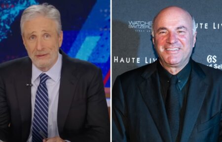 Jon Stewart and Kevin O'Leary