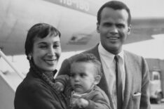 Julie and Harry Belafonte with son