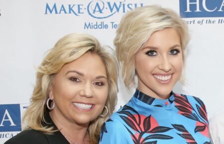 Julie and Savannah Chrisley on red carpet