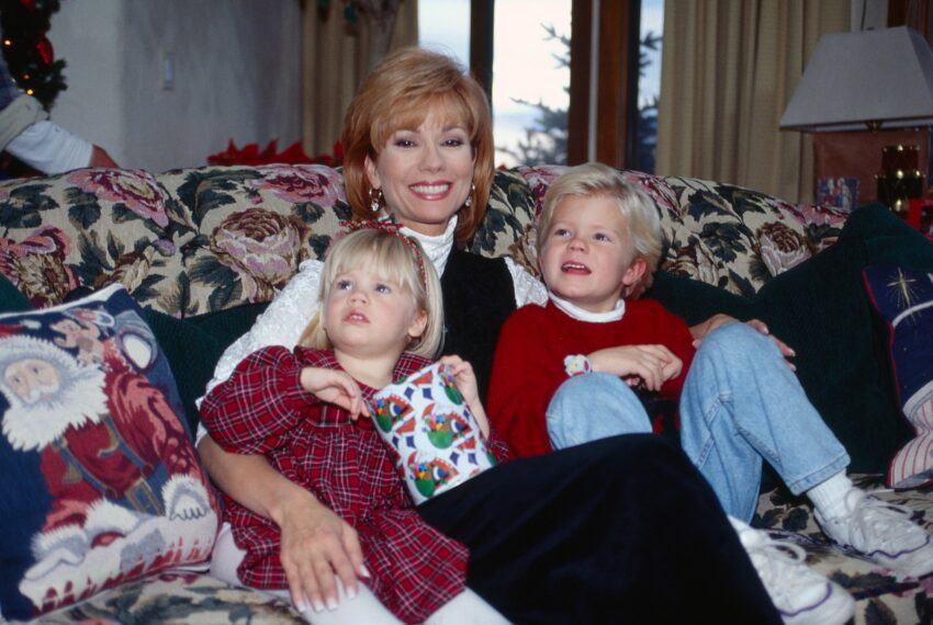 Kathie Lee Gifford mit Cassidy und Cody Gifford