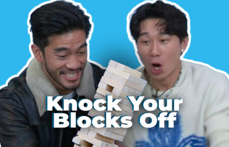 Justin Chien and Sam Song Li from 'The Brothers Sun' play Knock Your Blocks Off