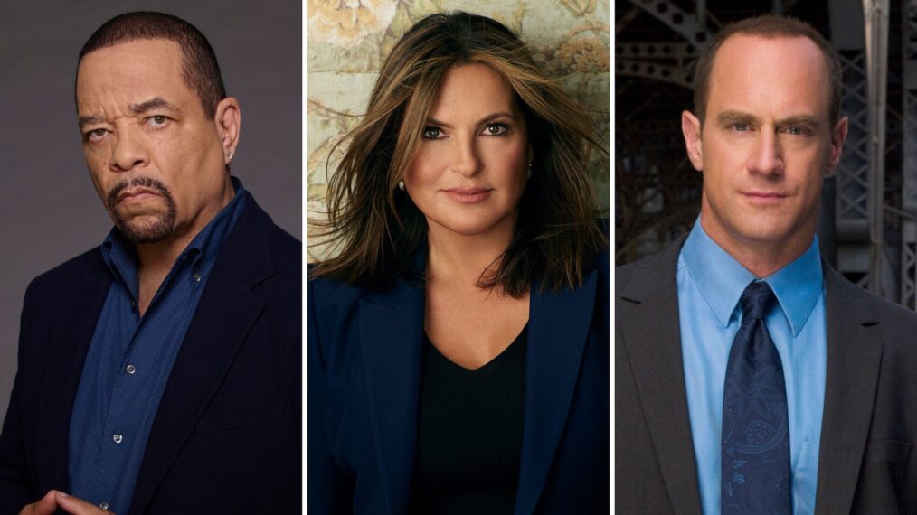 Ice-T, Mariska Hargitay, and Christopher Meloni in 'Law & Order: SVU'