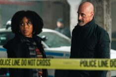 Danielle Moné Truitt as Sgt. Ayanna Bell, Christopher Meloni as Det. Elliot Stabler — 'Law & Order: Organized Crime' - Season 4, Episode 2
