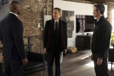 Mehcad Brooks as Det. Jalen Shaw, Tony Goldwyn as DA Nicholas Baxter, Reid Scott as Det. Vincent Riley — 'Law & Order' Season 23 Episode 7