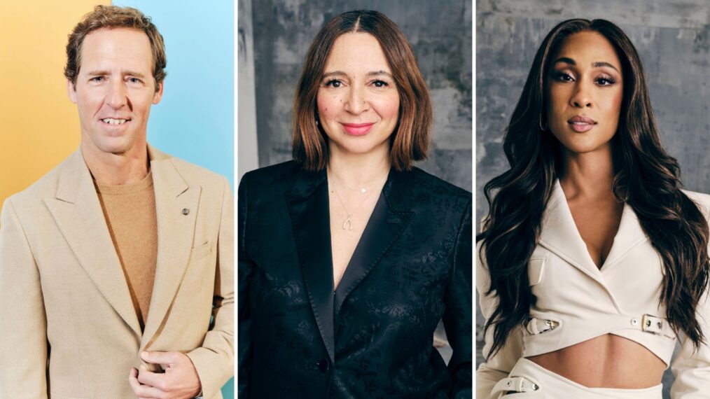 Nat Faxon, Maya Rudolph, and Michaela Jae Rodriguez for 'Loot' at TCA