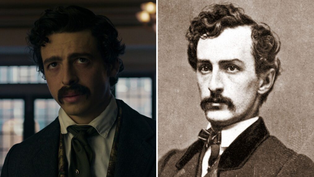 Anthony Boyle as John Wilkes Booth in 'Manhunt', John Wilkes Booth