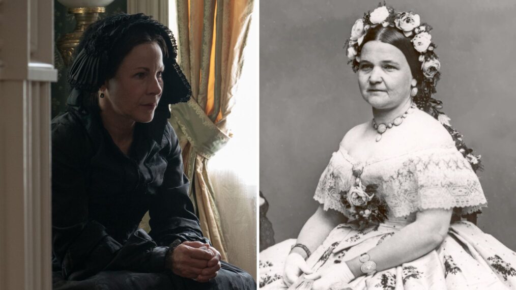 Lili Taylor as Mary Todd Lincoln in 'Manhunt', Mary Todd Lincoln