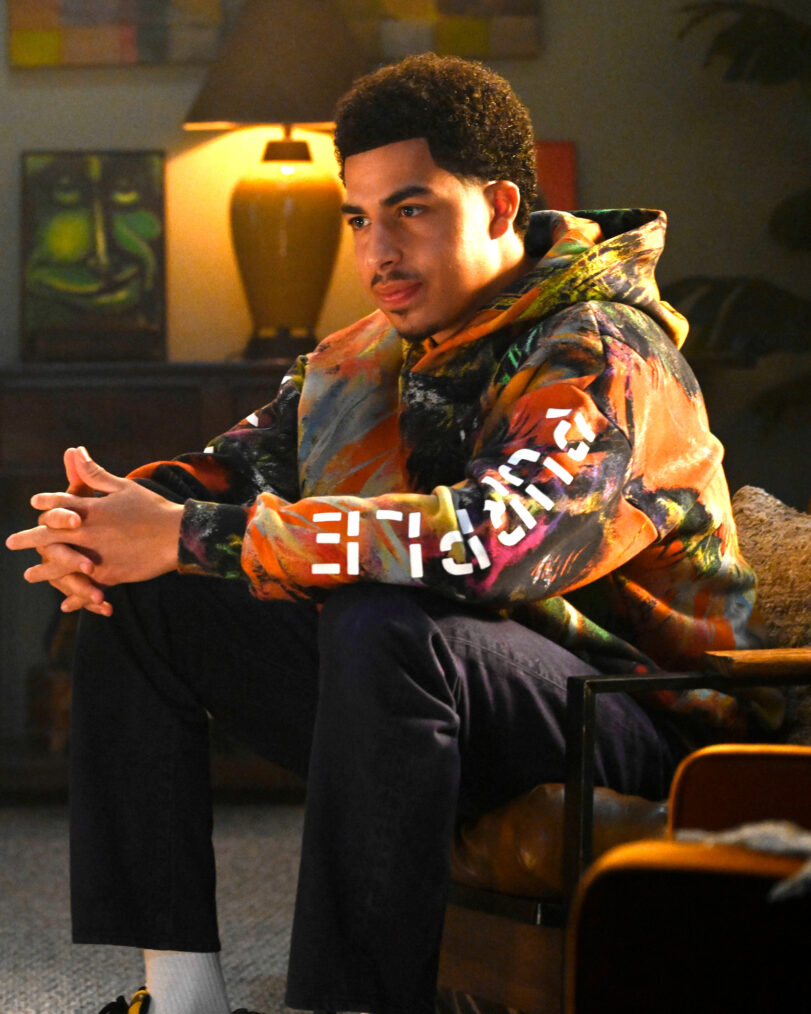 Marcus Scribner as Junior Johnson in 'grown-ish' Season 6