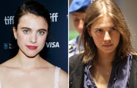 Margaret Qualley and Amanda Knox