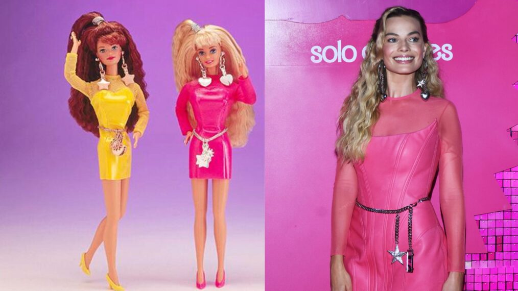 Margot Robbie as 1992 Earring Magic Barbie