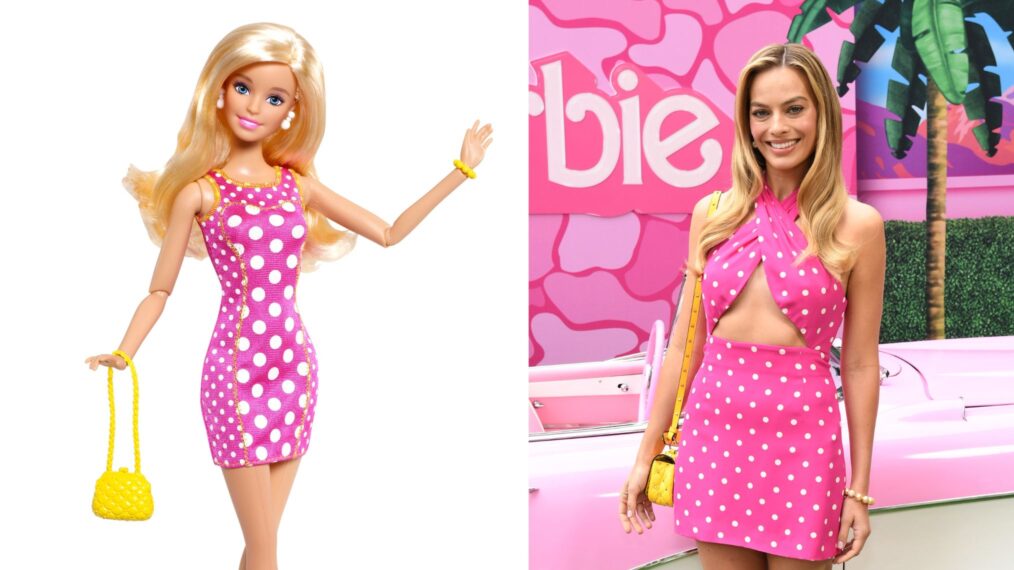 Margot Robbie as 2013 Pink & Fabulous Barbie