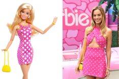 Margot Robbie as 2013 Pink & Fabulous Barbie