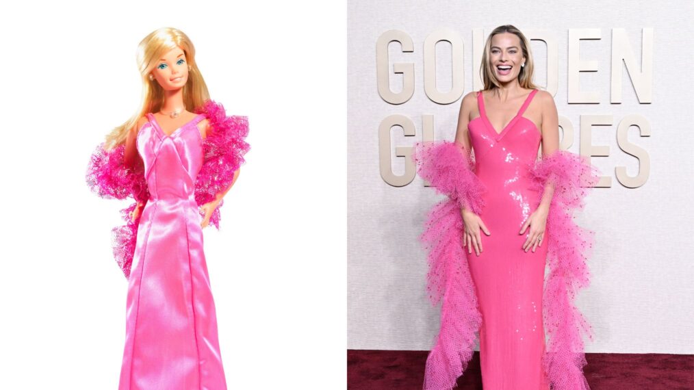 Margot Robbie as the 1977 Superstar Barbie