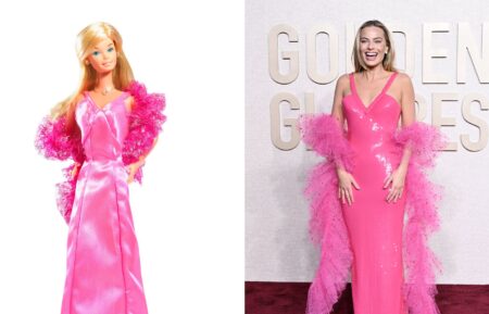 Margot Robbie as the 1977 Superstar Barbie